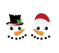 Giwnhvx Autocollant de Noël pour Porte D'Entrée, Autocollant Magnétique pour Réfrigérateur, Noël