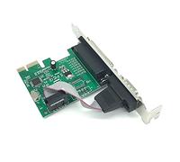 Giwnhvx AX99100 1P1S RS232 Adaptateur d'extension PCI-E port parallèle série PCI-E Riser Card