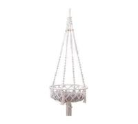 Giwnhvx Balançoire pour Chat en Macramé Bohème - Tapisserie en Coton Tissé à la Main pour Décoration Murale de Chambre à Coucher, Tapis Inclus