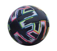 Giwnhvx Ballon de football en polyuréthane antidérapant pour adulte - Taille 5 - Noir