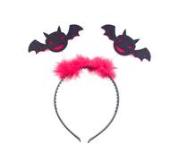 Giwnhvx Bandeau chauve-souris Halloween Jour der à paillettes Costume cosplay pour adultes et enfants Noir