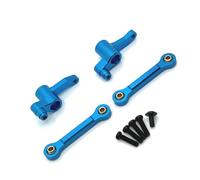 Giwnhvx Barre de direction de groupe de direction pour SCY 1/18 18101 18102 RC Crawler Car Upgrade Parts Bleu