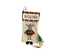 Giwnhvx Bas de Noël Décorations d'arbre de Noël Décorations d'arbre de Noël Pendentifs de Noël Décorations de Vacances B
