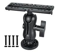 Giwnhvx Base pour détecteur de poissons, support universel rotatif à 360° pour détecteur de poissons, convient pour bateaux en mer, kayaks et pontons