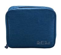 Giwnhvx Bleu Ciel ÉTanche Carré Femmes Maquillage Lavage Articles de Toilette Sac CosméTique Maquillage Voyage Kit Organisateur Sac Transparent Intervalle