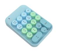 Giwnhvx Bloc numérique sans fil mignon mélangé couleur financière spéciale 2,4 G Clavier numérique muet USB Keypads pour ordinateur portable/notebook/PC B