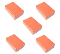 Giwnhvx Blocs de yoga cubes briques de renforcement tapis de sport fournitures de yoga maison équipement de gym fitness orange