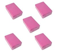 Giwnhvx Blocs de yoga cubes briques renforcement tapis sport yoga fournitures maison gym équipement fitness rose rouge