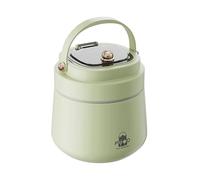 Giwnhvx Boîte à déjeuner isotherme en acier inoxydable pour adultes avec cuillère et fourchette, sac isotherme, étanche, garde les aliments au chaud