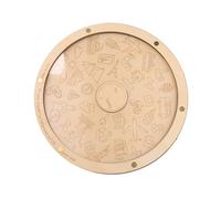 Giwnhvx Boîte à monnaie personnalisée - Cadeau de voyage - Rondelles pour jouer avec des pièces de monnaie - Couvercle transparent - Tirelire A