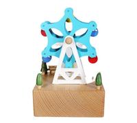 Giwnhvx Boîte à Musique en Bois Colorée avec Roue en Bois - Un Cadeau Personnalisé pour Votre Fille, Petite-Fille - Parfaite pour Les Anniversaires Facile à Utiliser