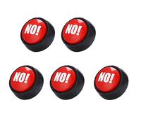 Giwnhvx Boîte à musique sans pression pour enregistrement vocal - Fournitures de fête - Boutons de réponse - Rouge