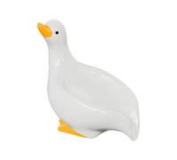 Giwnhvx Boîte à savon en forme de canard, boîte à savon en céramique en forme de canard avec porte-savon d'échappement, plateau porte-savon pour lessive en forme de canard