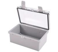 Giwnhvx Boîte de jonction étanche en plastique ABS pour extérieur Gris 210 x 130 x 110 mm