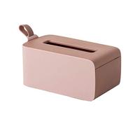 Giwnhvx Boîte de mouchoirs d'étanchéité lingettes pour bébé boîte de rangement papier distributeur titulaire boîte mouchoirs en plastique anti-poussière pour usage domestique avec couvercle-rose