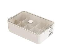 Giwnhvx Boîte de Rangement Anti-Poussière de Grande Capacité pour sous-Vêtements et Chaussettes, Boîte de Rangement, Boîte à Dix Compartiments avec Couvercle