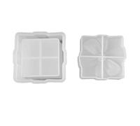 Giwnhvx Boîte de rangement de bijoux en résine époxy moule en silicone manuel bricolage Bowknot coffret cadeau accessoires pour bijoux moule