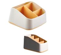 Giwnhvx Boîte de rangement de bureau, organisateur de commode, organisateur de bureau multifonctionnel papeterie pour bureau jaune