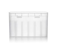 Giwnhvx Boîte de rangement étanche pour piles AA AAA 18650, support portable, étui de protection, organisateur pour 6 pièces 18650