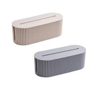 Giwnhvx Boîte de rangement pour cordon d'alimentation - Boîte de jonction de ligne de données - Organisateur de fils