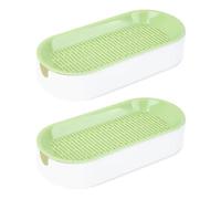 Giwnhvx Boîte d'herbe à Chat Hydroponique Snack pour Chat Pot d'herbe à Chat Hydroponique sans Sol B