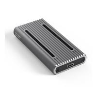 Giwnhvx Boîtier de disque dur M.2 RGB à double protocole Nvme/Ngff Universel Gen2 10 Gbit/s Phantom Solid State Drive Enclosure Accessoires informatiques Pièces