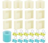 Giwnhvx Boîtier de moule réglable pour la fabrication de moules en silicone, cadre de boîtier pour moules en résine bricolage moules pour bougies moules à savon