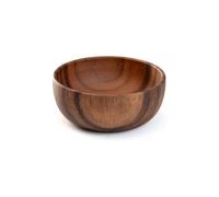 Giwnhvx Bol à salade rond en bois pour dessert, plateaux de service, fruits, salades, collations, soupe, pour la maison, le café E