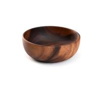 Giwnhvx Bol à salade rond en bois pour desserts, fruits, salades, collations, soupe, pour la maison, le café F