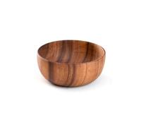 Giwnhvx Bol à salade rond en bois pour desserts, fruits, salades, collations, soupe, pour la maison, le café C