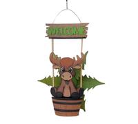 Giwnhvx Bord de la Cour avec Animaux Windspinner Drôle Animal Windspinner Moulin À Cour Décoration Artistique Cintre et
