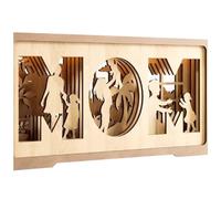 Giwnhvx Bord Forme Stand-Up Multicouche pour Maman et Fille Ornements Cadeau Festival Facile Installation