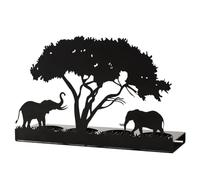Giwnhvx Bougeoir en Métal Décoration pour La Maison Bougeoir Européen en Forgé Éléphant et Cerf Ornement en Métal B