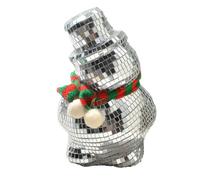 Giwnhvx Boule Disco de Noël Rétro Réfléchissante pour Décoration Humaine, Miroir, Écharpe Réfléchissante, Décoration de Poupée
