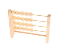 Giwnhvx Boulier en Bois Naturel avec Perles DéCor de Bureau pour Chambre d'enfant éDucatifs d'apprentissage PréCoce Fille GarçOn Chambre Craft-4