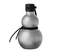 Giwnhvx Bouteille d'eau de style gourde chinoise d'inspiration rétro 900 ml Gourde de sport Bouteille d'eau de grande capacité Argent