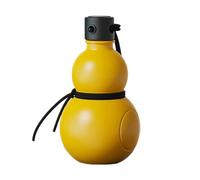 Giwnhvx Bouteille d'eau de style gourde d'inspiration rétro chinoise 900 ml Bouteille d'eau de sport Bouteille d'eau de grande capacité Orange