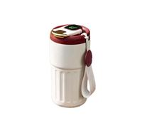 Giwnhvx Bouteille d'eau intelligente avec affichage de la température à LED - Portable - Étanche - 450 ml - Rouge givré