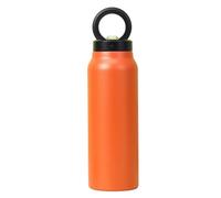 Giwnhvx Bouteille d'eau isotherme orange avec support magnétique pour téléphone, fabriquée en acier inoxydable