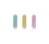 Giwnhvx Bouteilles de voyage portables en silicone vides rechargeables pour lotion, shampooing, crème (90 ml B)