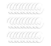 Giwnhvx Boutons à pompons amovibles pour chapeaux, 30 supports de pompons tricotés pour fabrication de chapeaux, supports de pompons