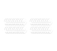 Giwnhvx Boutons à pompons amovibles pour chapeaux, 40 supports de pompons tricotés pour fabrication de chapeaux, supports de pompons