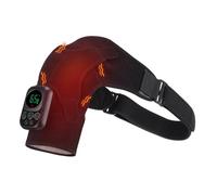 Giwnhvx Brace Épaule Chauffante Sans avec EMS, Enveloppe Chauffante pour Épaule, Coussin Chauffant pour Épaule avec Massage, Masseur D'Épaule
