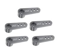 Giwnhvx Bras de klaxon servo de direction de voiture en alliage d'aluminium 25T pour 1/10 1/8 RC Car Crawler Parts Titanium