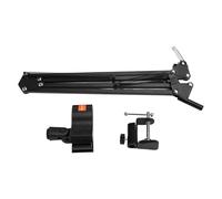 Giwnhvx Bras de suspension réglable en ciseaux pour enregistrement vocal, support de micro pour diffusion en fer
