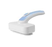 Giwnhvx Brosse Auto-Nettoyante pour Animaux de Compagnie pour la Mue et Le Toilettage des Chiens à Poils Longs et Courts, Brosse RéTractable pour, Bleu