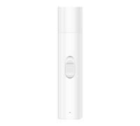 Giwnhvx Broyeur à Ongles Électrique pour Animaux de Compagnie pour Chien Chat, Fournitures pour Ongles de Grands Chiens pour Professionnels, Outil de Toilettage des Pattes d'animaux Blanc