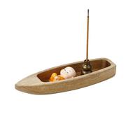 Giwnhvx Brûleur d'encens Set pour usage domestique pour l'intérieur d'encens pour insert d'encens bateau cadeau pour amateurs de yoga B
