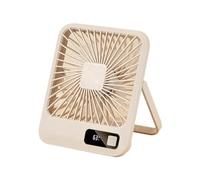Giwnhvx Bureau Petit Ventilateur Multi-Power Bureau Modèle Mince et de Charge Pliage Portable Brosses Kaki
