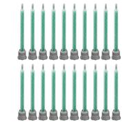 Giwnhvx Buse de mélange pour adhésif époxy tête mélangeur pour résine applicateur adhésif distributeur mélangeur de tube en spirale pour agitation (20 pièces)